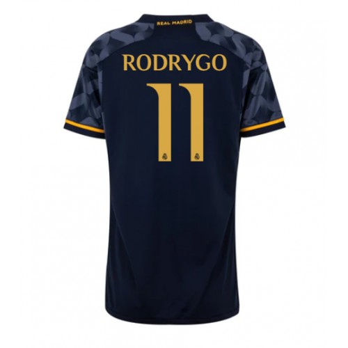 Ženski Nogometni dresi Real Madrid Rodrygo Goes #11 Gostujoči 2023-24 Kratek Rokav